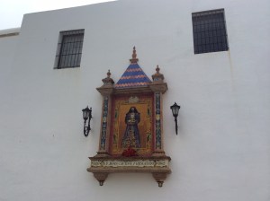 Wall of former Cathedral of Cadiz