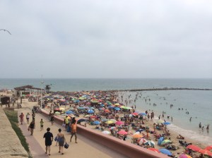 Photo of people on beach, Cadiz