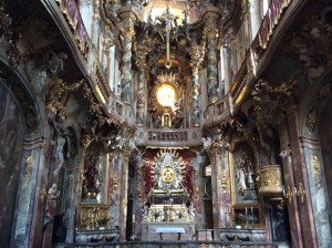 Interior of Asamkirche